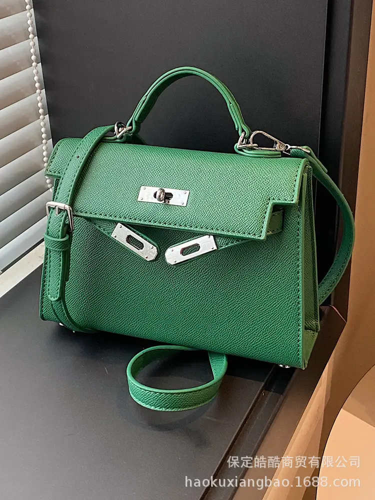 Black Square Satchel Bag for Women 2024 - Image 8