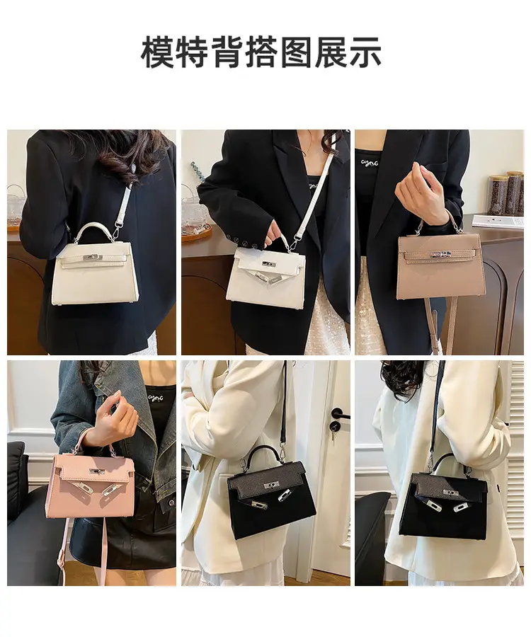 Black Square Satchel Bag for Women 2024 — feature 8