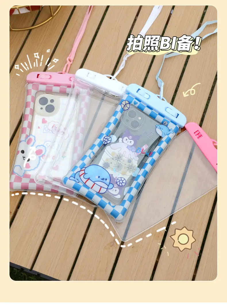 Mobile Phone Waterproof Bag Touch Screen Waterproof Bag Mobile Phone Touch Screen Protective Cover Outdoor Swimming Drifting Special Sealed Bag — feature 32