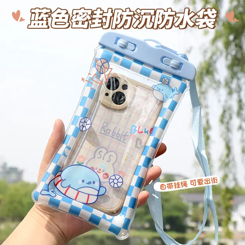Mobile Phone Waterproof Bag Touch Screen Waterproof Bag Mobile Phone Touch Screen Protective Cover Outdoor Swimming Drifting Special Sealed Bag