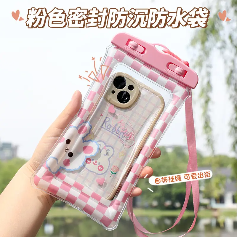 Mobile Phone Waterproof Bag Touch Screen Waterproof Bag Mobile Phone Touch Screen Protective Cover Outdoor Swimming Drifting Special Sealed Bag