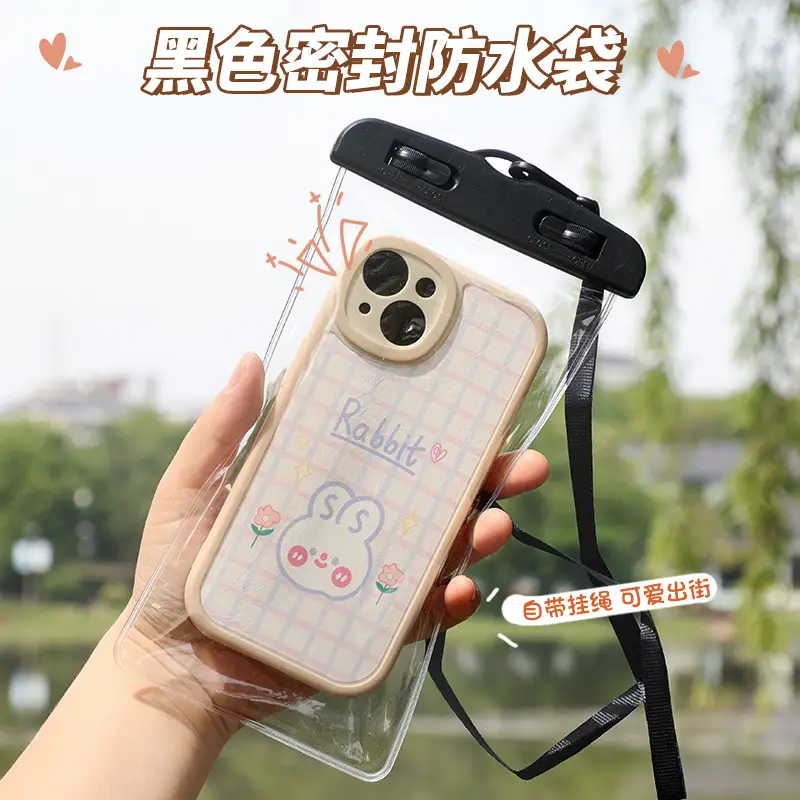 Mobile Phone Waterproof Bag Touch Screen Waterproof Bag Mobile Phone Touch Screen Protective Cover Outdoor Swimming Drifting Special Sealed Bag