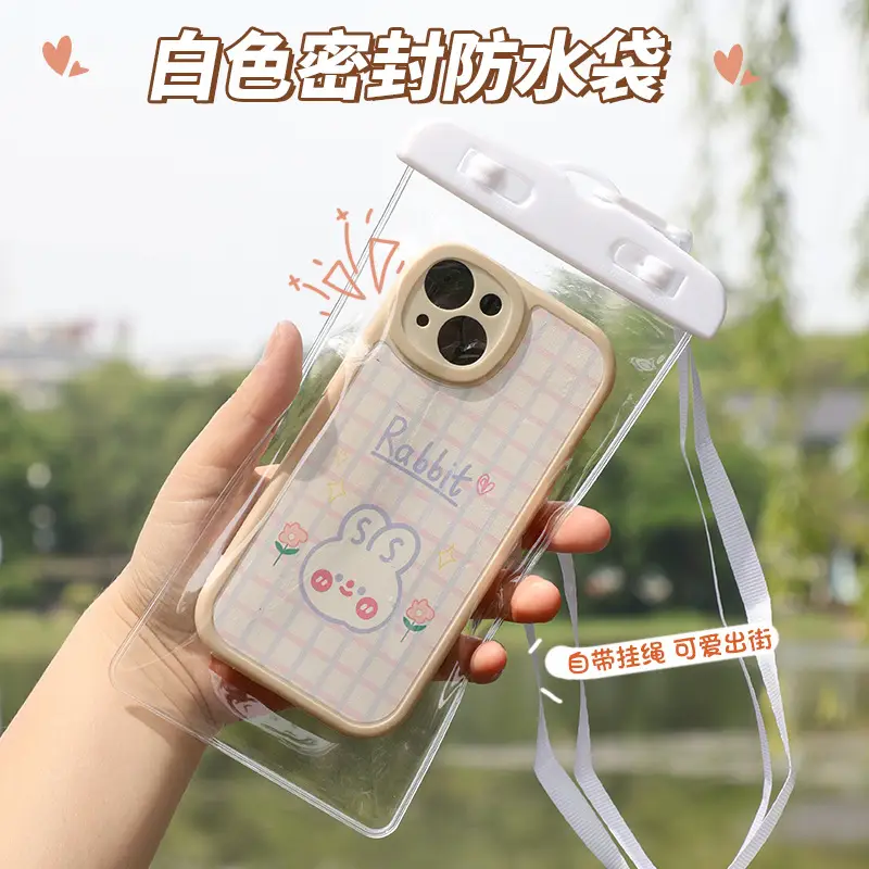 Mobile Phone Waterproof Bag Touch Screen Waterproof Bag Mobile Phone Touch Screen Protective Cover Outdoor Swimming Drifting Special Sealed Bag