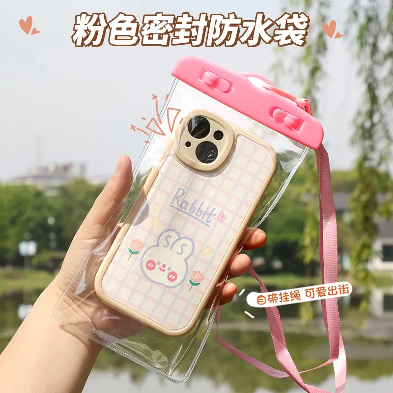 Mobile Phone Waterproof Bag Touch Screen Waterproof Bag Mobile Phone Touch Screen Protective Cover Outdoor Swimming Drifting Special Sealed Bag