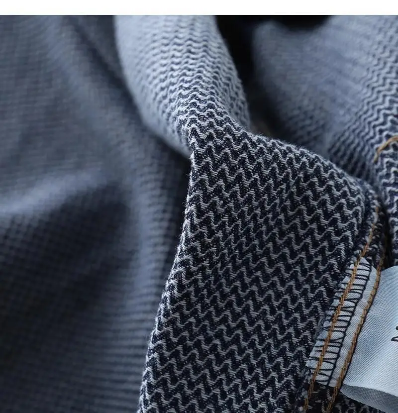 Classic Denim V-Neck Vest for Men Dark Blue — feature 4