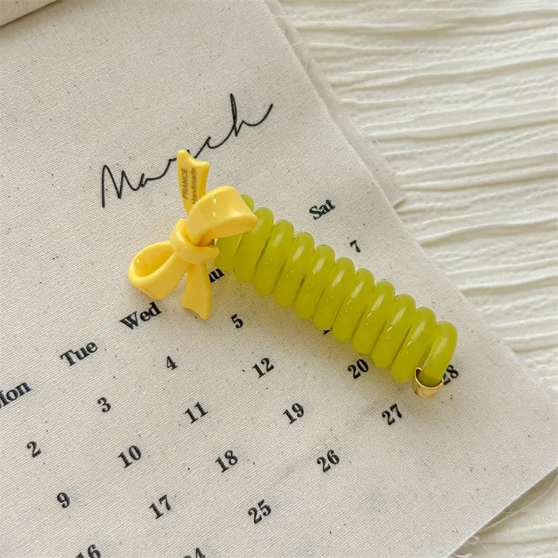 Wooden Bow Bubble Hair Braiding Tool for Women
