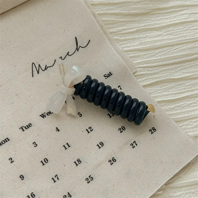 Wooden Bow Bubble Hair Braiding Tool for Women