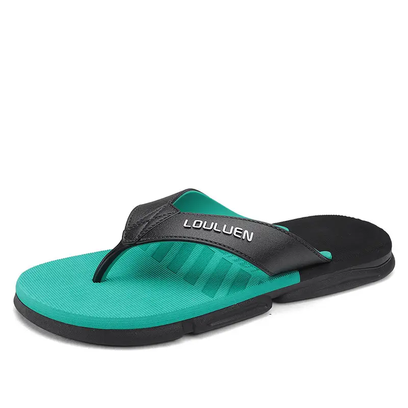2024 Summer Flip Flops Men's Flip Flops Casual Trendy Non-Slip Personalized Color Matching Fashion Outerwear Sandals for Men - Image 8