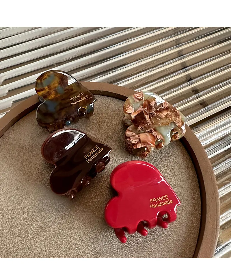 Elegant Acetate Hairpin Clip with Shark Design — feature 27