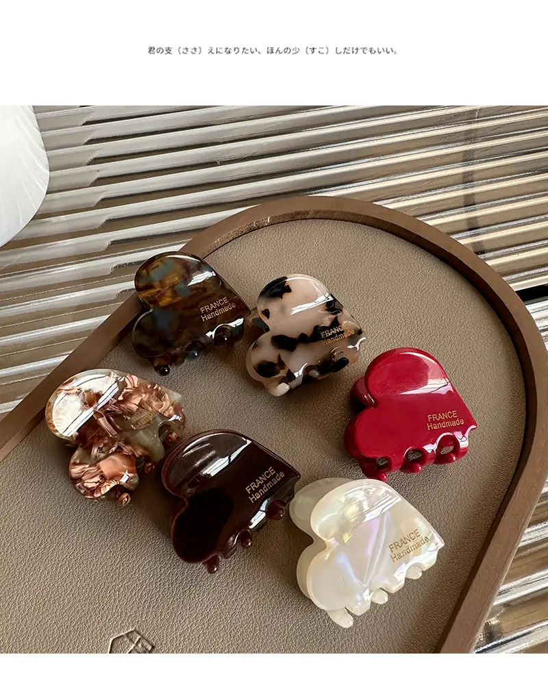 Elegant Acetate Hairpin Clip with Shark Design — feature 29
