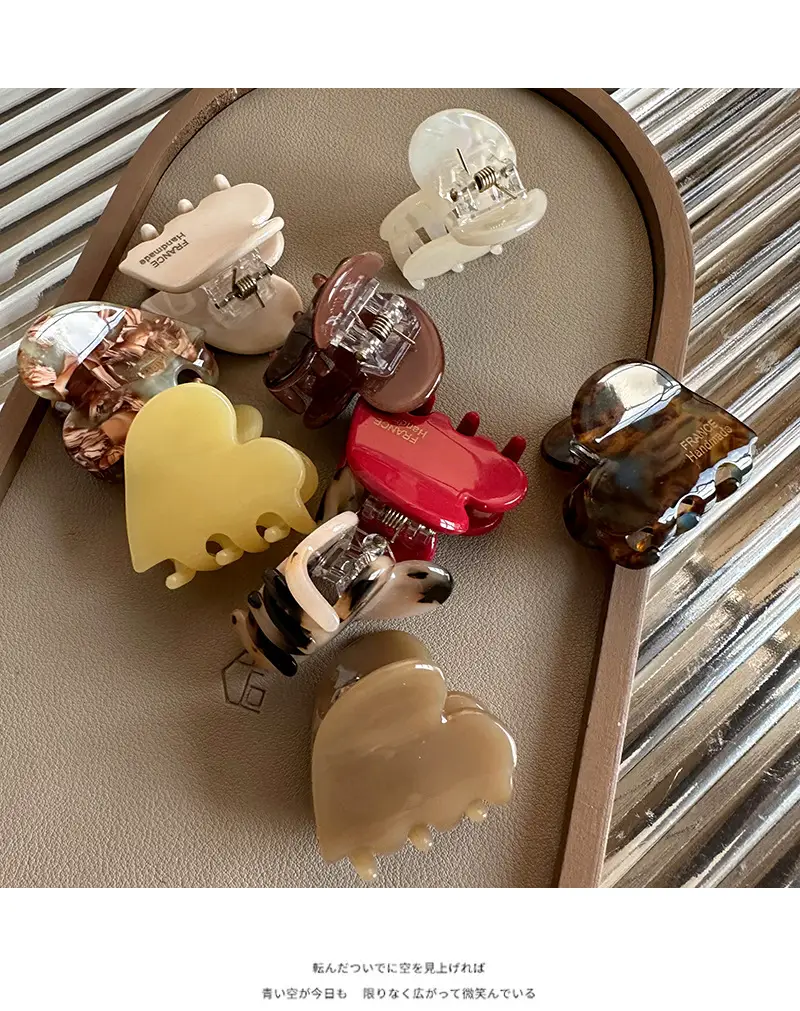 Elegant Acetate Hairpin Clip with Shark Design — feature 30