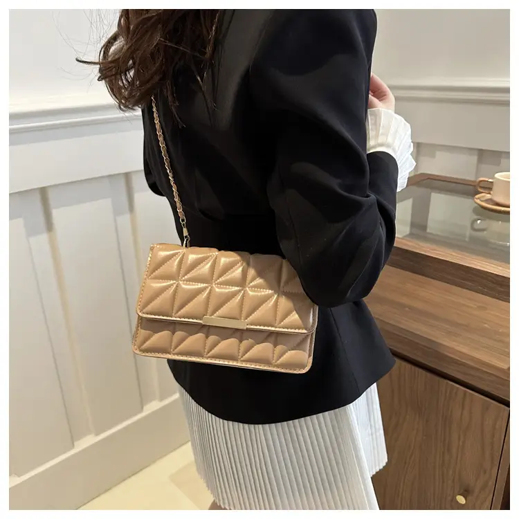 Black Quilted Shoulder Crossbody Bag for Women — feature 10