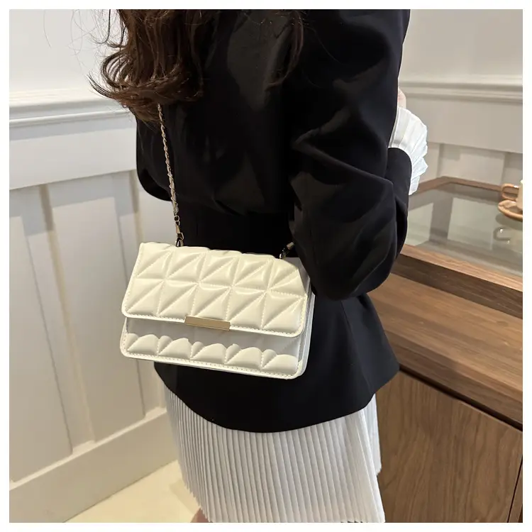Black Quilted Shoulder Crossbody Bag for Women — feature 12