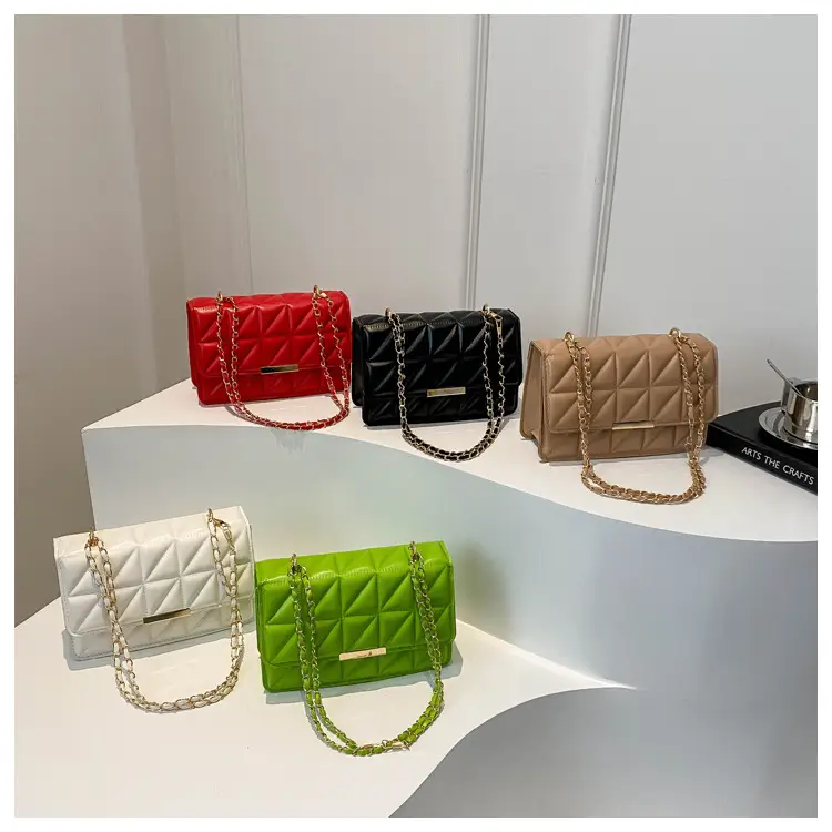 Black Quilted Shoulder Crossbody Bag for Women — feature 23