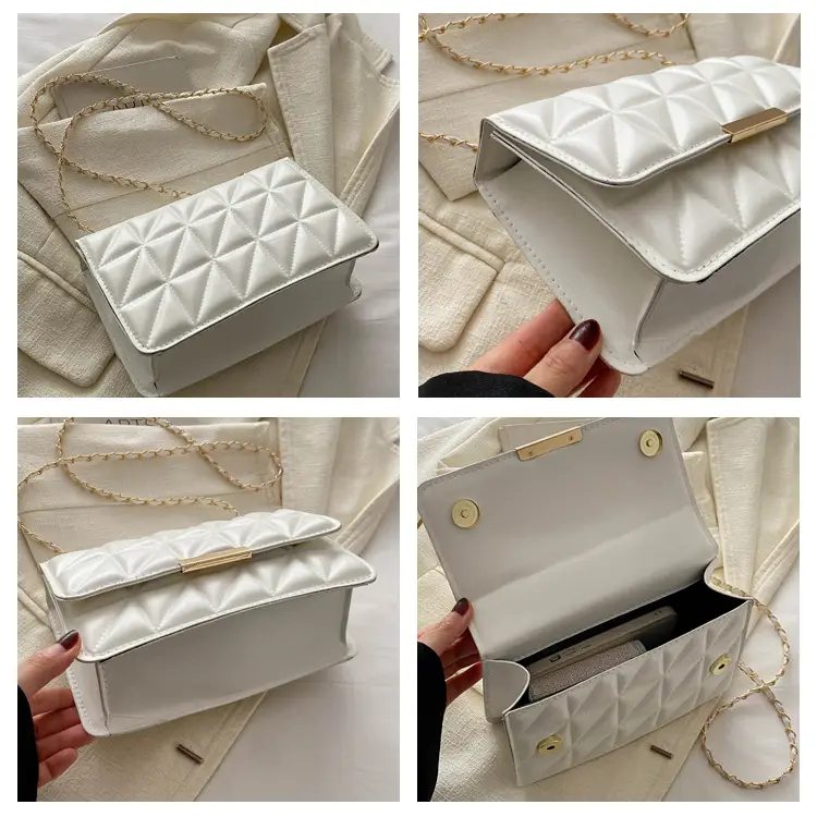 Black Quilted Shoulder Crossbody Bag for Women — feature 7