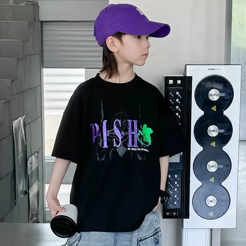 Boys Cotton Graphic T-Shirt White Summer 2025 - Image 8