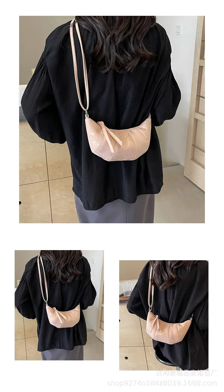 Black French Niche Shoulder Crossbody Bag for Women — feature 10