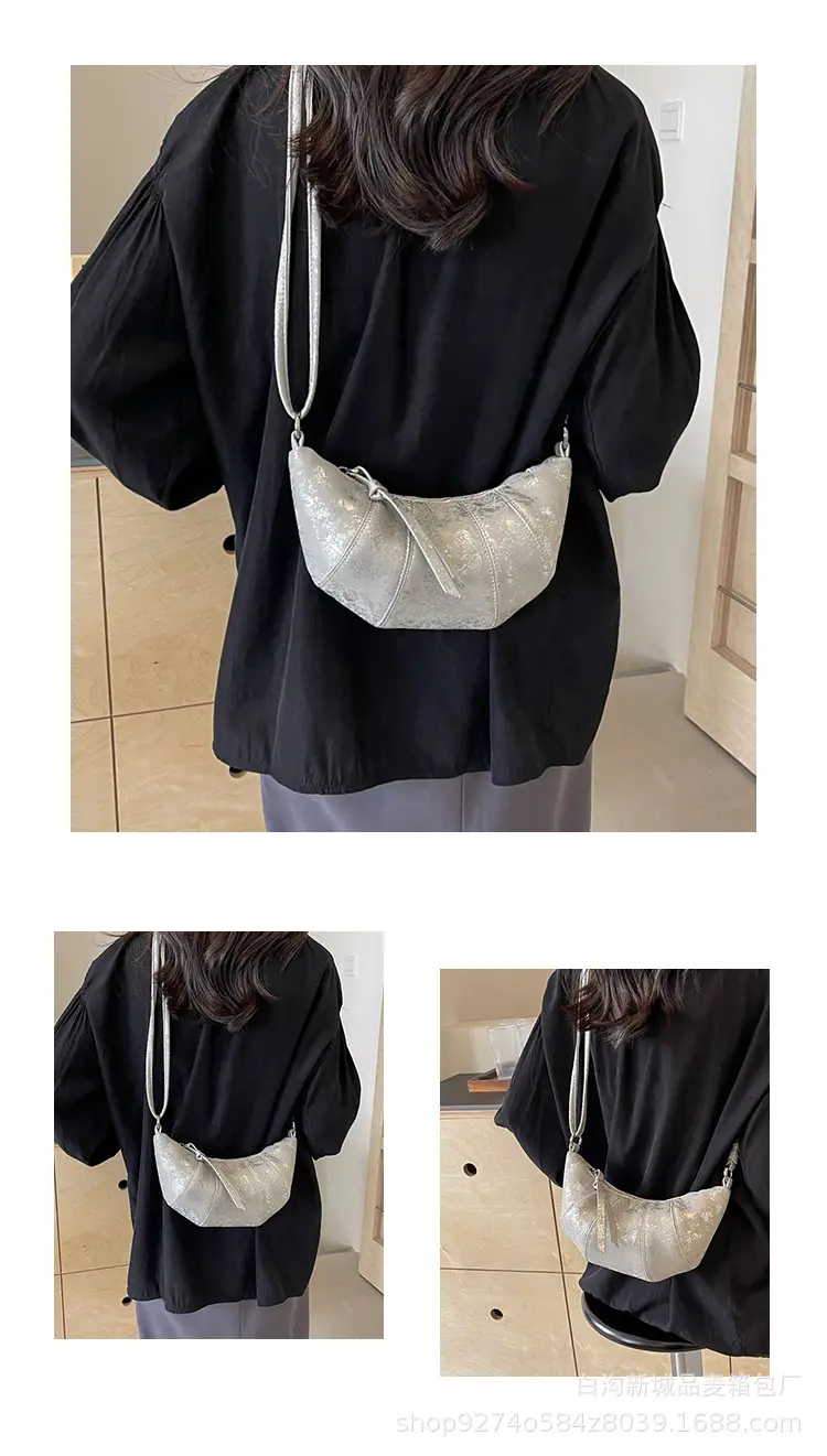 Black French Niche Shoulder Crossbody Bag for Women — feature 11