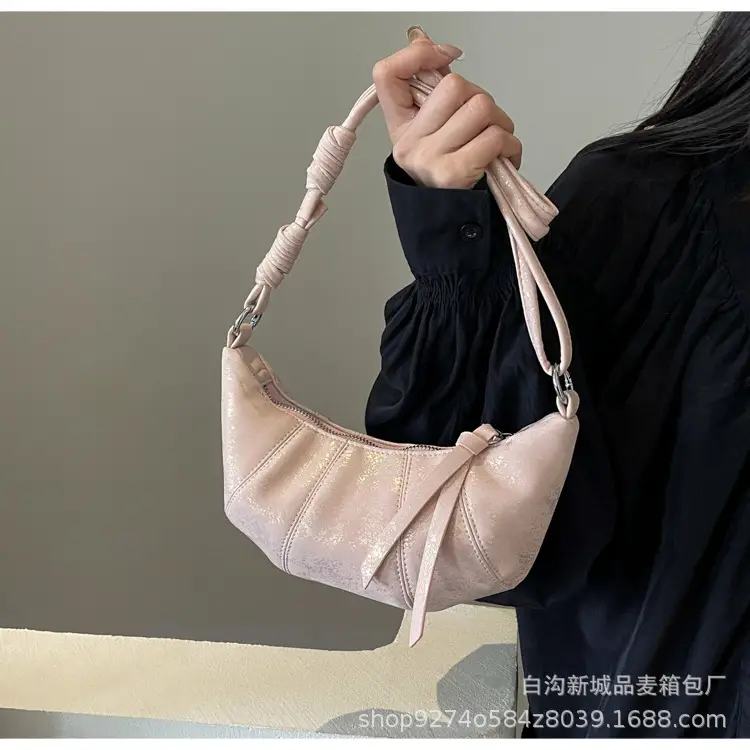 Black French Niche Shoulder Crossbody Bag for Women — feature 34