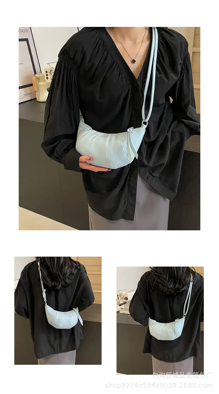 Black French Niche Shoulder Crossbody Bag for Women — feature 9