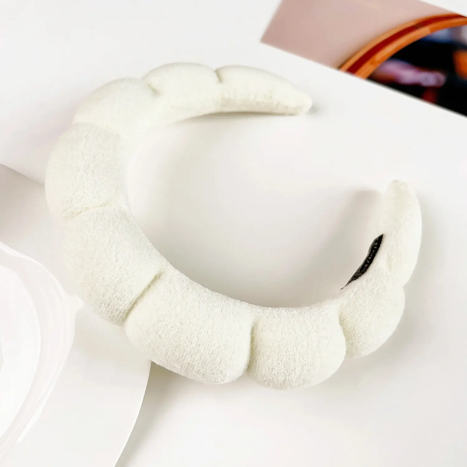 Black Flannel Twist Headband for Women 18x16cm — feature 11