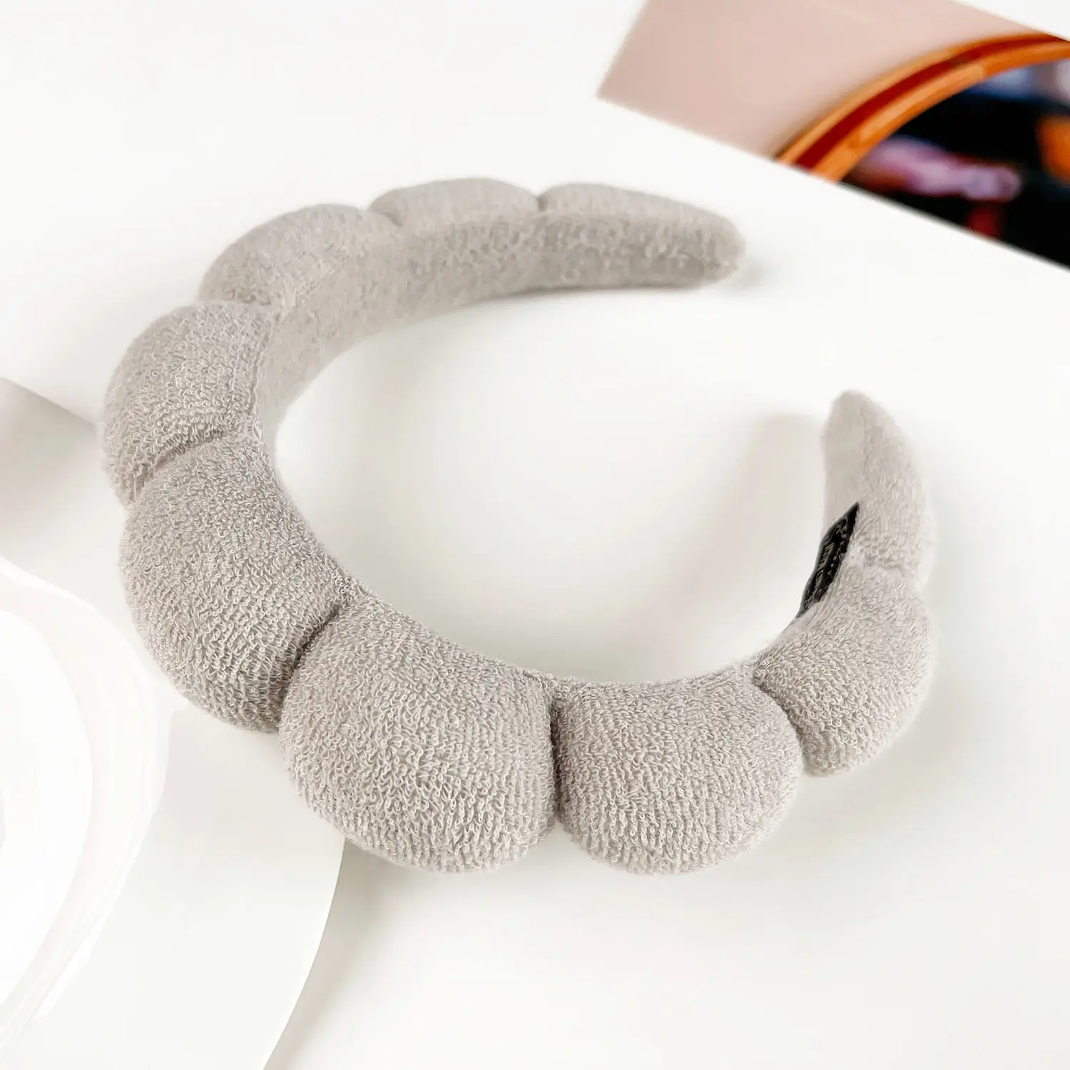 Black Flannel Twist Headband for Women 18x16cm — feature 12