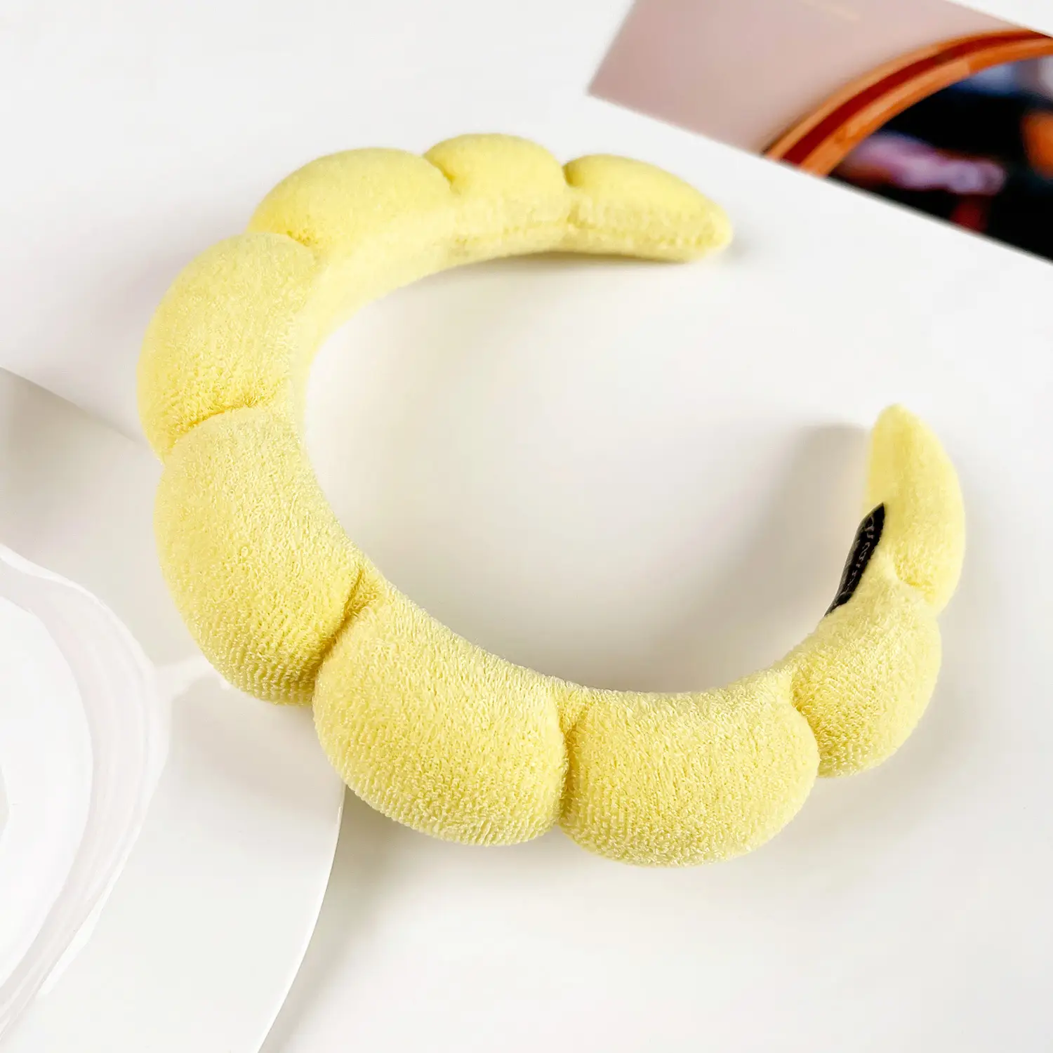 Black Flannel Twist Headband for Women 18x16cm — feature 15