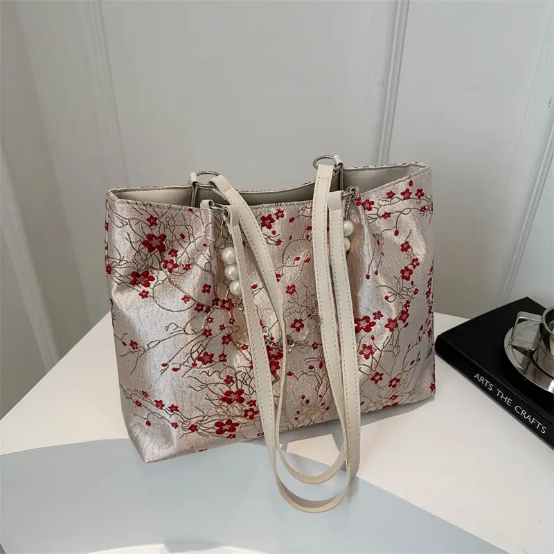 Women's Embroidered Canvas Shoulder Bag 2024 New - Image 5
