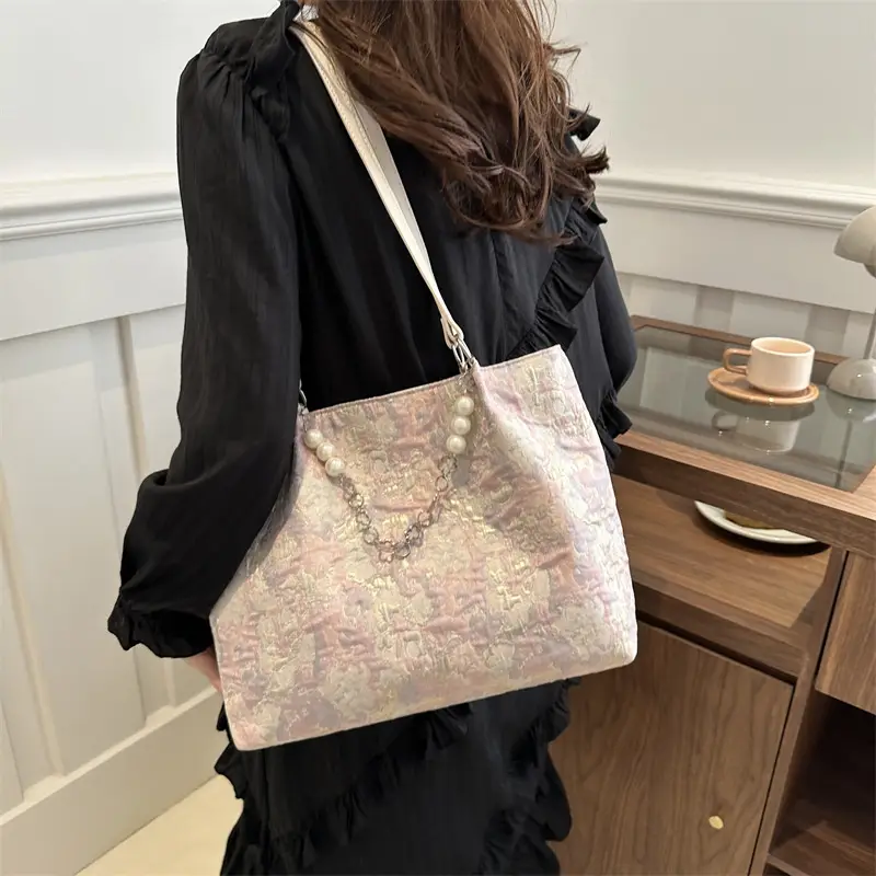 Women's Embroidered Canvas Shoulder Bag 2024 New - Image 7