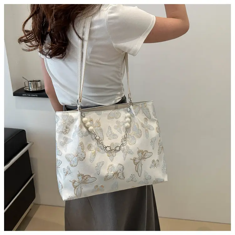 Women's Embroidered Canvas Shoulder Bag 2024 New — feature 16