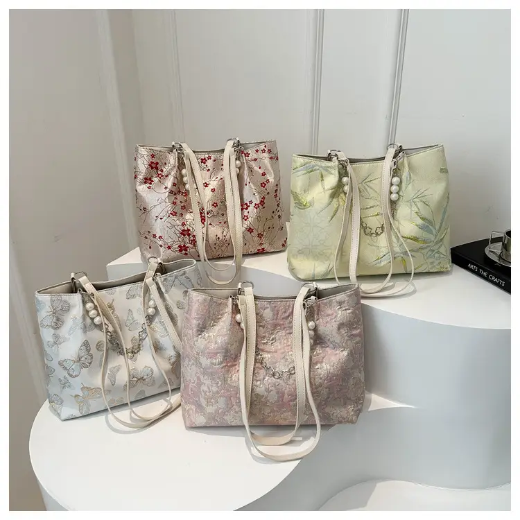Women's Embroidered Canvas Shoulder Bag 2024 New — feature 21