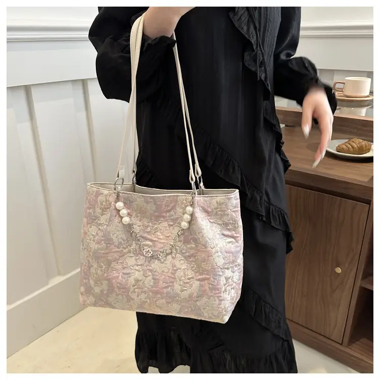 Women's Embroidered Canvas Shoulder Bag 2024 New — feature 9