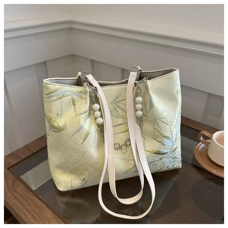 Women's Embroidered Canvas Shoulder Bag 2024 New - Image 2