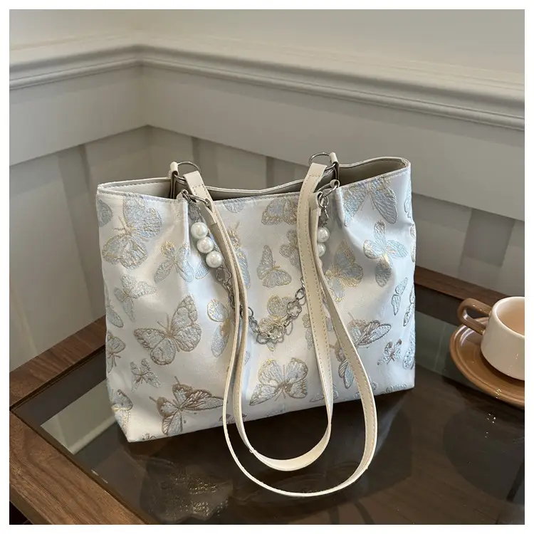 Women's Embroidered Canvas Shoulder Bag 2024 New - Image 3
