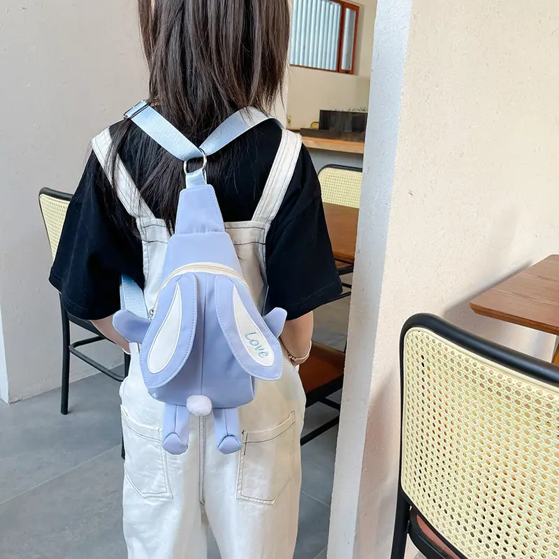 Cute Yellow Rabbit Cartoon Shoulder Bag for Girls