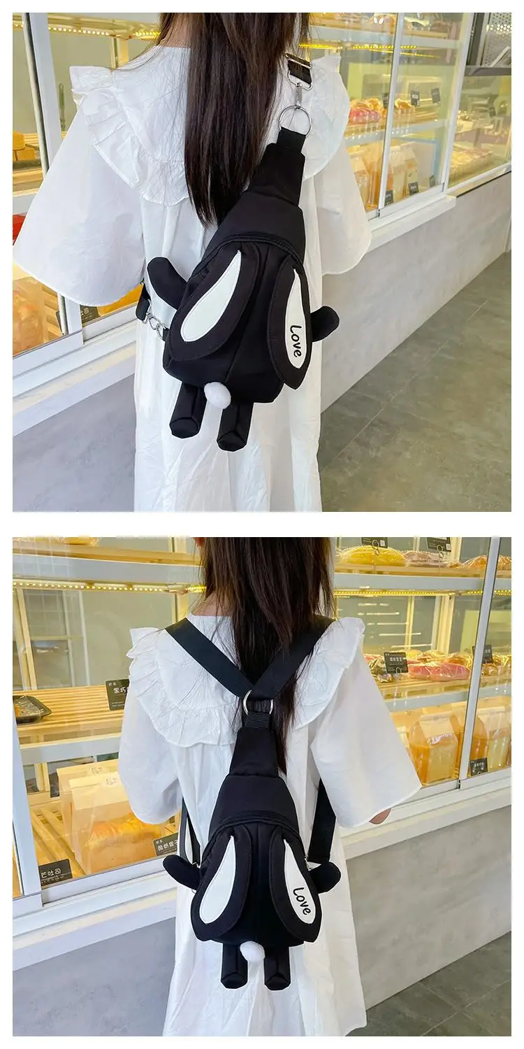 Cute Yellow Rabbit Cartoon Shoulder Bag for Girls — feature 10