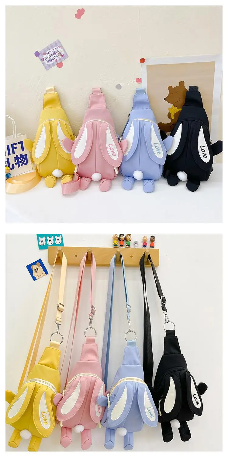Cute Yellow Rabbit Cartoon Shoulder Bag for Girls — feature 11