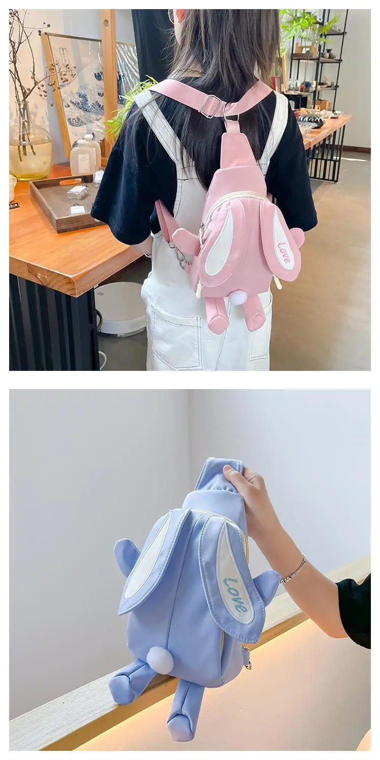 Cute Yellow Rabbit Cartoon Shoulder Bag for Girls — feature 5