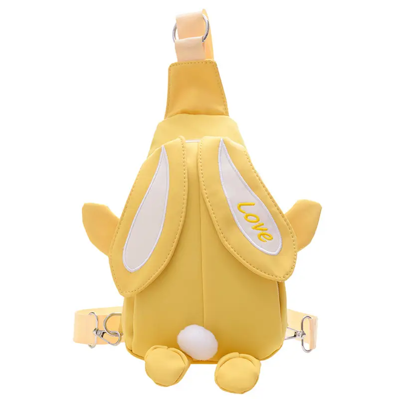 Cute Yellow Rabbit Cartoon Shoulder Bag for Girls