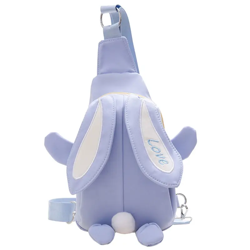 Cute Yellow Rabbit Cartoon Shoulder Bag for Girls