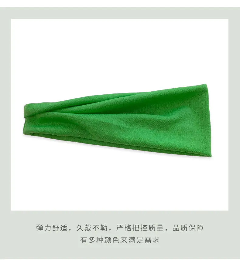 Green Sweat Absorbent Headband for Men — feature 4