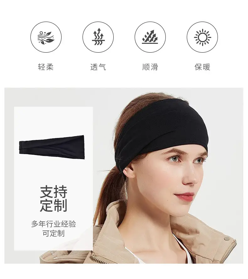 Green Sweat Absorbent Headband for Men — feature 5