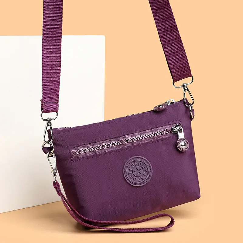 Pink Crossbody Coin Purse for Women