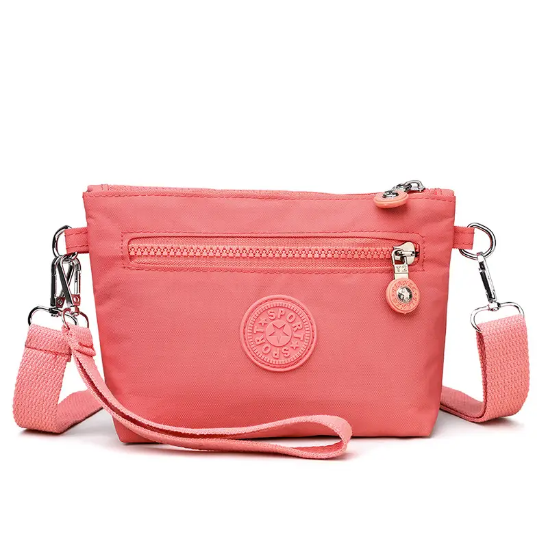 Pink Crossbody Coin Purse for Women