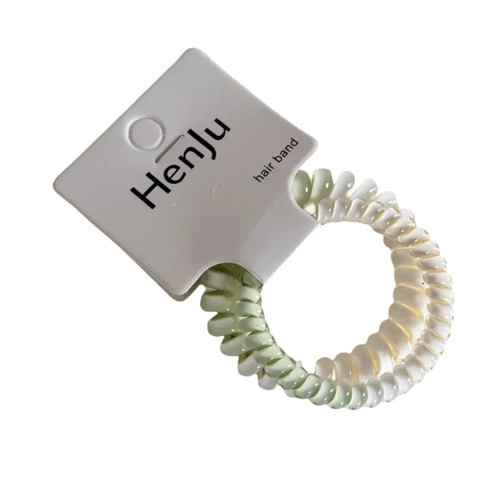 Gradient Color Hair Ties for Women High Elastic Ponytail Ropes