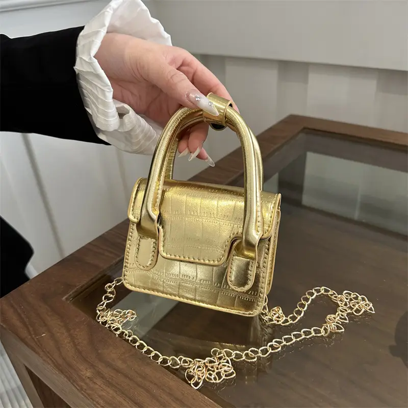 Silver Mini Chain Shoulder Bag for Women 2024 - Image 6