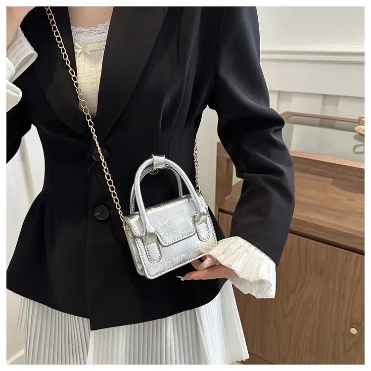 Silver Mini Chain Shoulder Bag for Women 2024 — feature 19