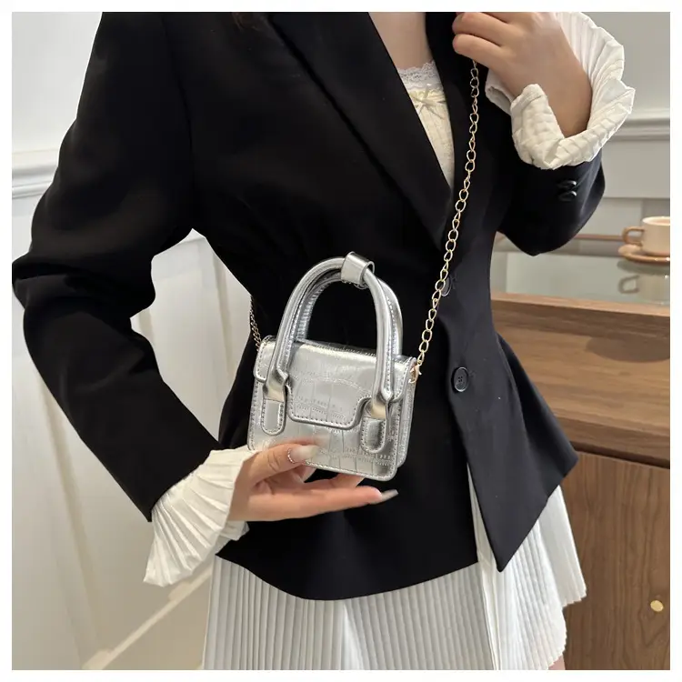 Silver Mini Chain Shoulder Bag for Women 2024 — feature 20