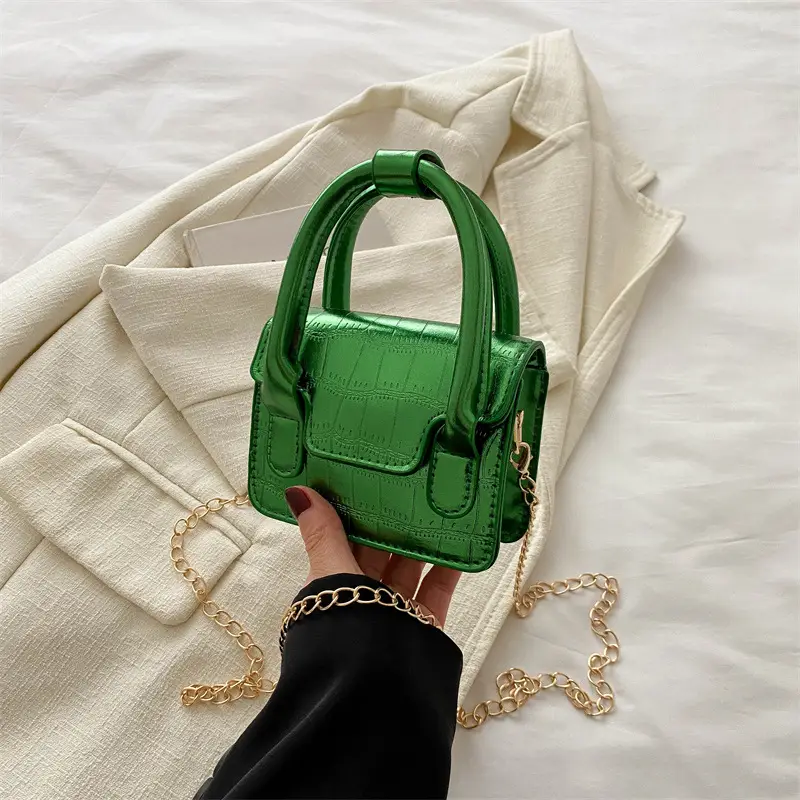 Silver Mini Chain Shoulder Bag for Women 2024 - Image 4