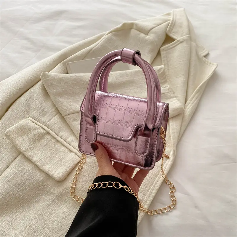 Silver Mini Chain Shoulder Bag for Women 2024 - Image 5
